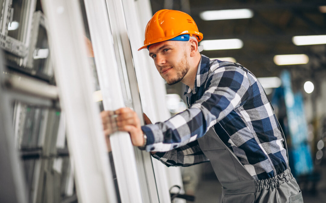 Male worker at a factory