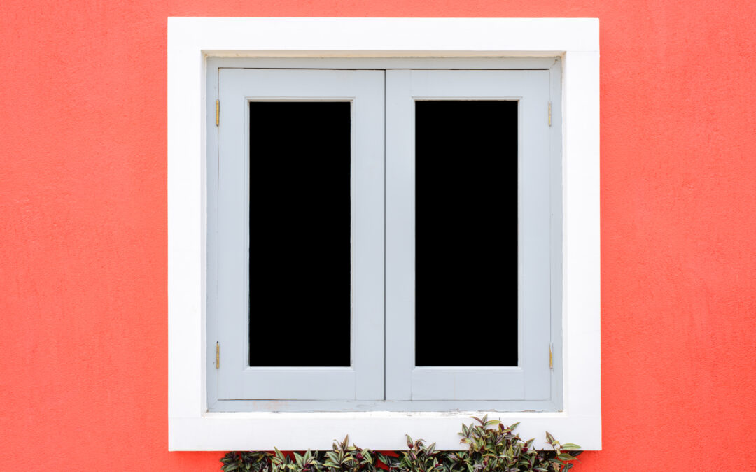 Windows of European-style houses.