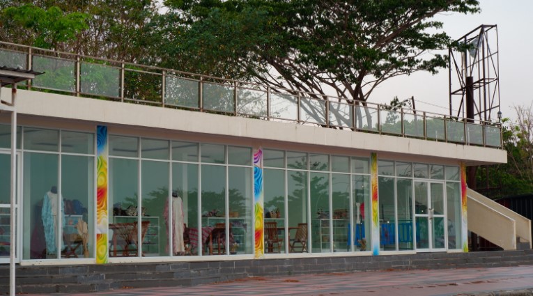 storefront glass window